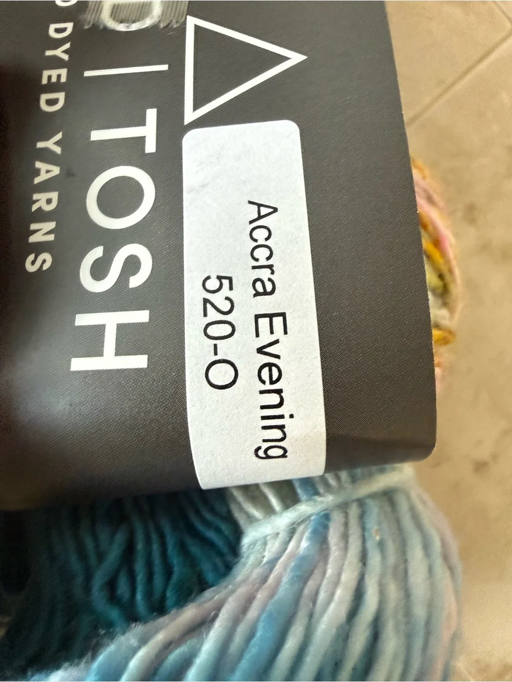 Madeline Hand Dyed Yarns - Multi Blue & Pink Accra Evening